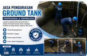 Jasa Kuras Ground Tank untuk Gedung, Hotel & Pabrik